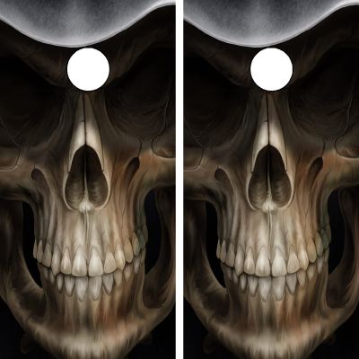 C19 Grim Reaper Skull Cornhole Board WRAP Wraps Laminated Board Boards Decal Set Decals Vinyl Sticker Stickers Bean Bag Game Vinyl Graphic Tint Image