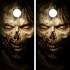 GRAPHIX EXPRESS C34 Zombie Cornhole Board WRAP Wraps Laminated Board Boards Decal Set Decals Vinyl Sticker Stickers Bean Bag Game Vinyl Graphic Tint Image view 1