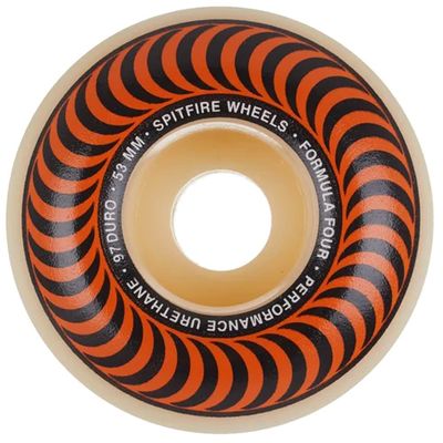 Spitfire Classic Skateboard Wheel, 53 mm, Natural, Set of 4 (SFWH0431)
