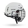 CCM Tacks 210 Hockey Helmet Combo with Cage (White, Small) view 1