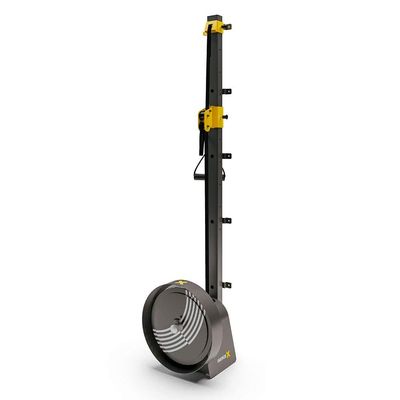 InerceX Wall Pulley - Isoinertial Machine, Flywheel Training, 3 Flywheels for Different Resistance, Functional Training Machine with Wheels, Injury Rehabilitation, Muscle Toning, Accessories
