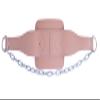 Ader Leather Padded Fitness Dip Belt with chain view 1