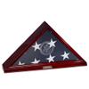 Bey-Berk Custom Personalized US Army American Flag Display Case for 5' x 9.5' ft Funeral or Burial Flag (Mahogany) view 1