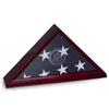 Bey-Berk Custom Personalized US Army American Flag Display Case for 5' x 9.5' ft Funeral or Burial Flag (Mahogany) view 2