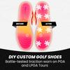 Golfkicks DIY Golf Shoe Spike Kit  Transform Your Sneakers into Golf Shoes  Fun Gift, Easy Project  Cleats Compatible with Flat Rubber Sole Shoes  Includes 20 Spikes and mounting Tools view 2