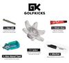 Golfkicks DIY Golf Shoe Spike Kit  Transform Your Sneakers into Golf Shoes  Fun Gift, Easy Project  Cleats Compatible with Flat Rubber Sole Shoes  Includes 20 Spikes and mounting Tools view 4