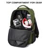 TUGUAN Insulated Cooler Backpack 38/42 Cans Double Deck Leakproof Lightweight Soft Lunch Backpack Small Cooler Bag Beach Picnic, Green view 4