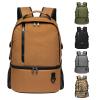 TUGUAN Insulated Cooler Backpack 38/42 Cans Double Deck Leakproof Lightweight Soft Lunch Backpack Small Cooler Bag Beach Picnic, Brown view 1