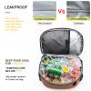 TUGUAN Insulated Cooler Backpack 38/42 Cans Double Deck Leakproof Lightweight Soft Lunch Backpack Small Cooler Bag Beach Picnic, Brown view 3