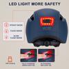 GROTTICO Adult Bike Helmet with Light - Dual Certified for Bicycle Scooter Skateboard Road Cycling Skating Helmet view 2