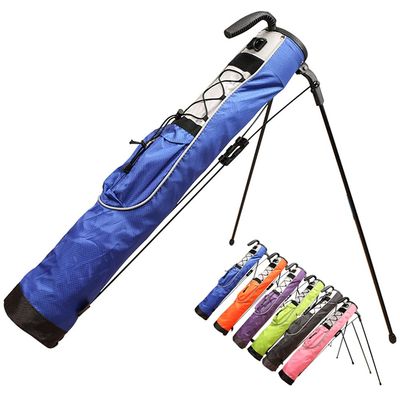 ACXZ Pitch and Putt Golf Lightweight Stand Carry Bag, Sunday Pencil Golf Bag, 0.77kg/1.7lbsBlack,Green,Pink,Blue,Orange,Purple