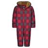 OshKosh B'gosh Baby Boys' Heavyweight Pram Suit, Bandana Red Plaid, 3/6MO view 1