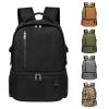 TUGUAN Insulated Cooler Backpack 38/42 Cans Double Deck Leakproof Lightweight Soft Lunch Backpack Small Cooler Bag Beach Picnic, Black view 1