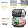 TUGUAN Insulated Cooler Backpack 38/42 Cans Double Deck Leakproof Lightweight Soft Lunch Backpack Small Cooler Bag Beach Picnic, Black view 3