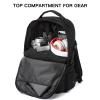 TUGUAN Insulated Cooler Backpack 38/42 Cans Double Deck Leakproof Lightweight Soft Lunch Backpack Small Cooler Bag Beach Picnic, Black view 4