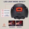 GROTTICO Adult Bike Helmet with Light - Dual Certified for Bicycle Scooter Skateboard Road Cycling Skating Helmet view 2