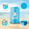 covacure Extra Large Beach Blanket Sandproof Waterproof - 108"x85" for 7-8 Adults, Oversized Portable Beach Mat with Zipper Pockets, Lightweight Durable Outdoor Accessories for Camping, Travel, Hiking view 3