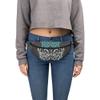 Fanny Pack- Gray Butterfly - Fanny Pack for Women Designer Nature Fanny Pack Hip Purse Large City Bag Hip Bag Bum Bag Lightweight Travel Purse Phone Bag, Multi, MediumLarge (1922614_9987) view 2