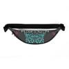Fanny Pack- Gray Butterfly - Fanny Pack for Women Designer Nature Fanny Pack Hip Purse Large City Bag Hip Bag Bum Bag Lightweight Travel Purse Phone Bag, Multi, MediumLarge (1922614_9987) view 3