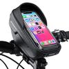 ROCKBROS Bike Phone Mount Bag Bike Front Frame Handlebar Bag Waterproof Bike Phone Holder Case Bicycle Accessories Pouch Sensitive Touch Screen Compatible with iPhone Below 6.5" view 1