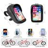 ROCKBROS Bike Phone Mount Bag Bike Front Frame Handlebar Bag Waterproof Bike Phone Holder Case Bicycle Accessories Pouch Sensitive Touch Screen Compatible with iPhone Below 6.5" view 4