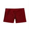 Hansber Kids Girls Boycut Shorts Solid Color Sports/Dance/Gymnastics Athletic Bottoms Summer Hot Pants Letter Burgundy 6 view 4