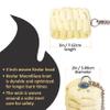 FIRE MECCA Fire Poi Set  3 Inch Woven Kevlar MoonBlaze Heads  Set of 2  Custom Length  Twist Link Chain  Flow, Spinning, Circus, Dance Prop  for Festivals & Performances view 2