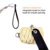 FIRE MECCA Fire Poi Set  3 Inch Woven Kevlar MoonBlaze Heads  Set of 2  Custom Length  Twist Link Chain  Flow, Spinning, Circus, Dance Prop  for Festivals & Performances view 4