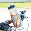 Bike Water Bottle Holder Combo - 20 Oz Squeeze Bottle & Bicycle Mount Cage Rack, No Screws Needed, Durable Alloy - Fits All Handlebar Bikes & MTB Mountain Road - for Adults, Kids (Orange) view 4