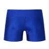 Hansber Kids Girls Boycut Shorts Solid Color Sports/Dance/Gymnastics Athletic Bottoms Summer Hot Pants Royal Blue 6 view 2