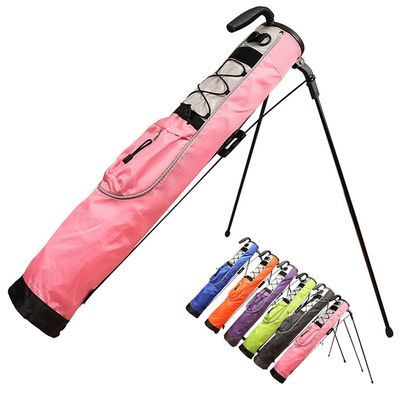 ACXZ Pitch and Putt Golf Lightweight Stand Carry Bag, Sunday Pencil Golf Bag, 0.77kg/1.7lbsBlack,Green,Pink,Blue,Orange,Purple