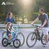Bike Water Bottle Holder Combo - 20 Oz Squeeze Bottle & Bicycle Mount Cage Rack, No Screws Needed, Durable Alloy - Fits All Handlebar Bikes & MTB Mountain Road - for Adults, Kids (Black) view 4