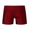 Hansber Kids Girls Boycut Shorts Solid Color Sports/Dance/Gymnastics Athletic Bottoms Summer Hot Pants Letter Burgundy 4 view 2