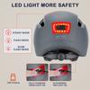 GROTTICO Adult Bike Helmet with Light - Dual Certified for Bicycle Scooter Skateboard Road Cycling Skating Helmet view 2