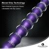 POCUSTIK Pool Cue, 58" 2-Piece Pool Stick for AdultsErgonomic Canadian Maple Billiard Table Cues with 13mm Tip, House Bar Billiard Sticks for Men Women - Purple,18 Oz view 3