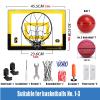 Mini Basketball Hoop for Kids, Indoor Wall Mounted Shooting Ball Game Sport Set for Boys Girls Bedroom (Size : 45.5x30.5cm) view 2