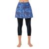ANIVIVO Yoga Leggings with Skirts for Women,Skirted Leggings for Tennis Women Golf Clothes with Pockets(Blue,2XL) view 2