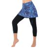 ANIVIVO Yoga Leggings with Skirts for Women,Skirted Leggings for Tennis Women Golf Clothes with Pockets(Blue,2XL) view 3