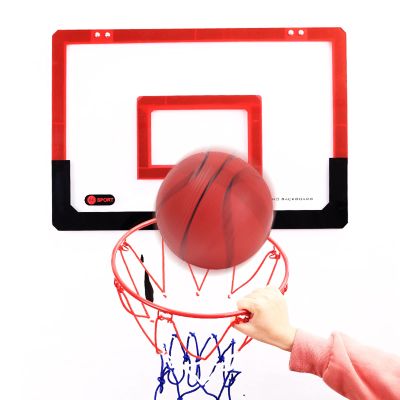 Basketball Rim Wall-Mounted Basketball Hoop Set, No Need to Punch A Basketball Board, with A Ball and Air Pump, Diameter 25cm/32cm (Color : Style6)