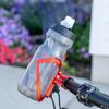 Bike Water Bottle Holder Combo - 20 Oz Squeeze Bottle & Bicycle Mount Cage Rack, No Screws Needed, Durable Alloy - Fits All Handlebar Bikes & MTB Mountain Road - for Adults, Kids (Red) view 4