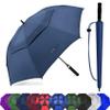 Baraida Golf Umbrella Large 62/68/72 Inch, Extra Large Oversize Double Canopy Vented Windproof Waterproof Umbrella, Automatic Open Golf Umbrella for Men and Women and Family.(72 Inch,Navy Blue) view 1