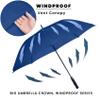 Baraida Golf Umbrella Large 62/68/72 Inch, Extra Large Oversize Double Canopy Vented Windproof Waterproof Umbrella, Automatic Open Golf Umbrella for Men and Women and Family.(72 Inch,Navy Blue) view 4