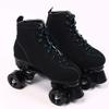 WSJYP Sporty Roller Skates, Comfortable and Breathable Double-Row Skates, for Girls and Boys,29-Black view 1