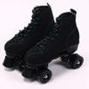 WSJYP Sporty Roller Skates, Comfortable and Breathable Double-Row Skates, for Girls and Boys,29-Black view 2