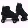WSJYP Sporty Roller Skates, Comfortable and Breathable Double-Row Skates, for Girls and Boys,29-Black view 3