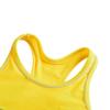 PROALLO Girls Bathing Suits Two Piece Vest Style Swimsuit with Boyshort Tankini Swimwear Yellow view 3