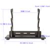 Songying Ancient Chinese Rhyme Style Display Hanger Samurai Sword Katana Stand Wood Weapon Holder, Black (3-Layer) view 2