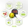 TGU Tennis Radar Guns Speed Sensors (Hands-Free) - Measure Serve, Racquet & Ball Speed, High Tech Gadget & Gear for Tennis Players, Black (NIS022132026) view 4