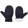 Lined Fleece Toddler Mittens Kids Winter Warm Gloves Waterproof Snow Baby Mitten Child Ski Gloves for Boys Girls Black L view 1