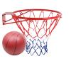Basketball Rim Wall-Mounted Basketball Hoop Set, 45cm Heavy Steel Basketball Board, Easy to Install (Color : Style1) view 1